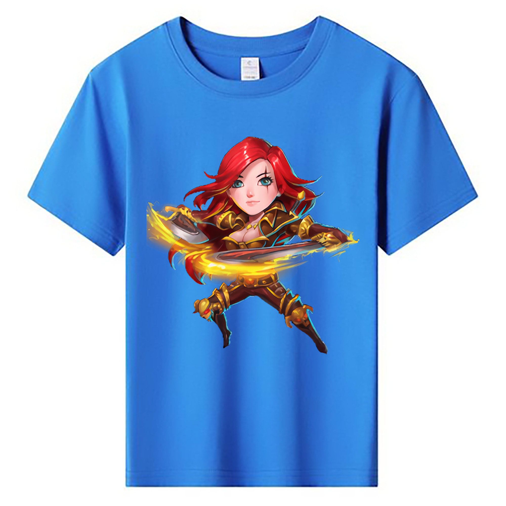 （画像用） リーグ・オブ・レジェンド League of Legends LOL 綿100％キッズTシャツ（フロントプリント）